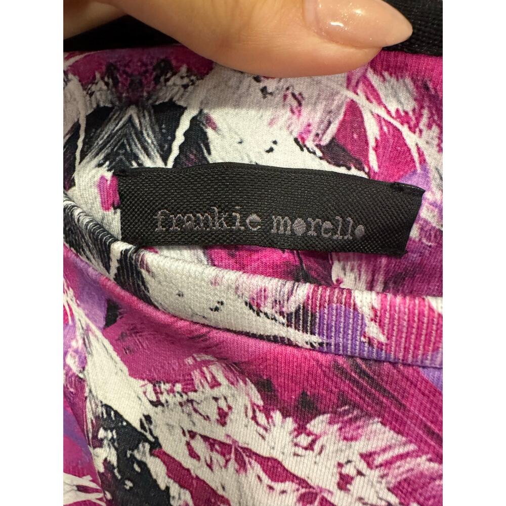 Frankie Morello | Graphic Print Long Sleeve Top - Picture 6 of 8